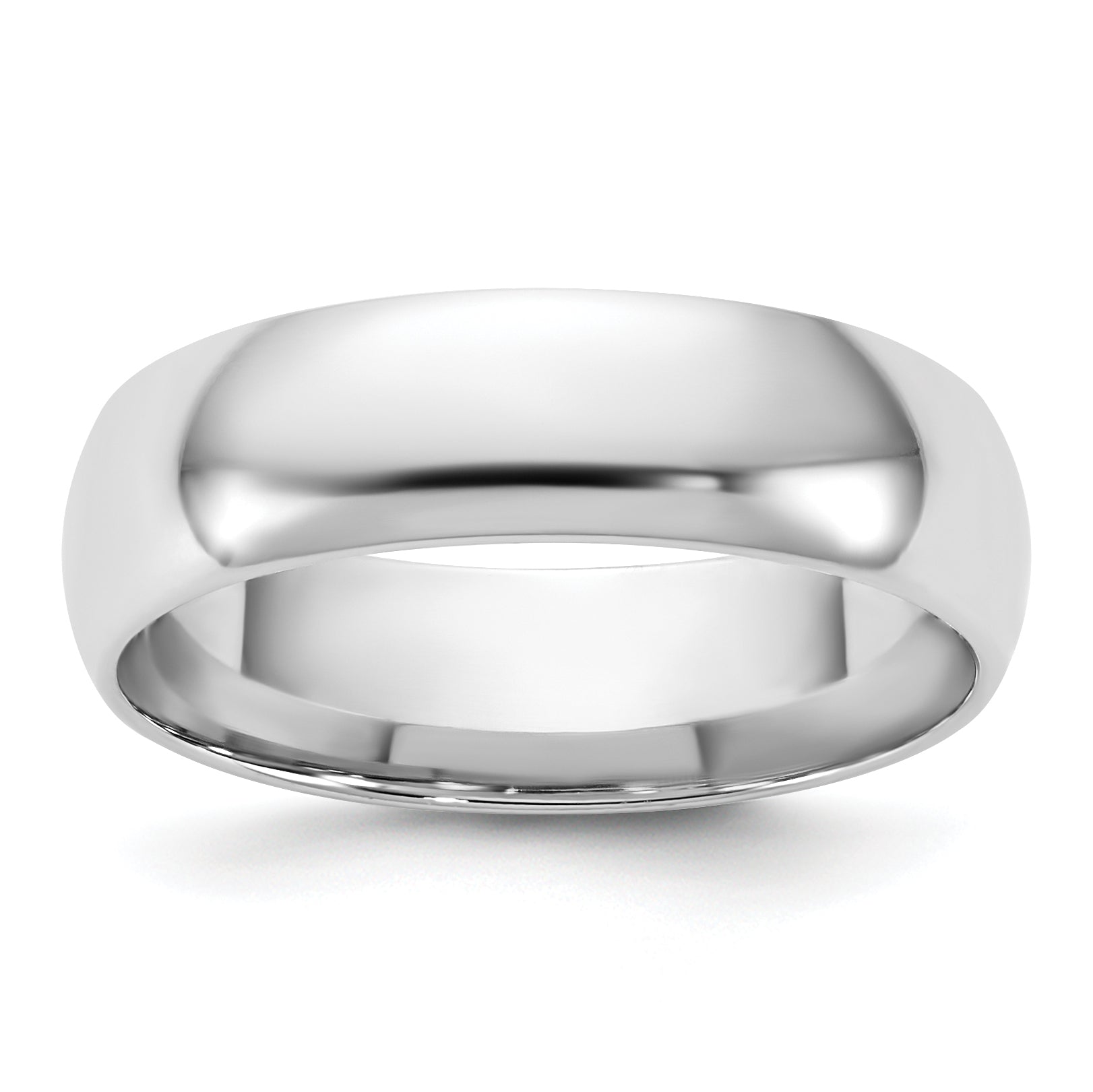 10K White Gold 10Kw 5.5mm Ltw Comfort Fit Band Size 11