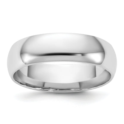 10K White Gold 10Kw 5.5mm Ltw Comfort Fit Band Size 11