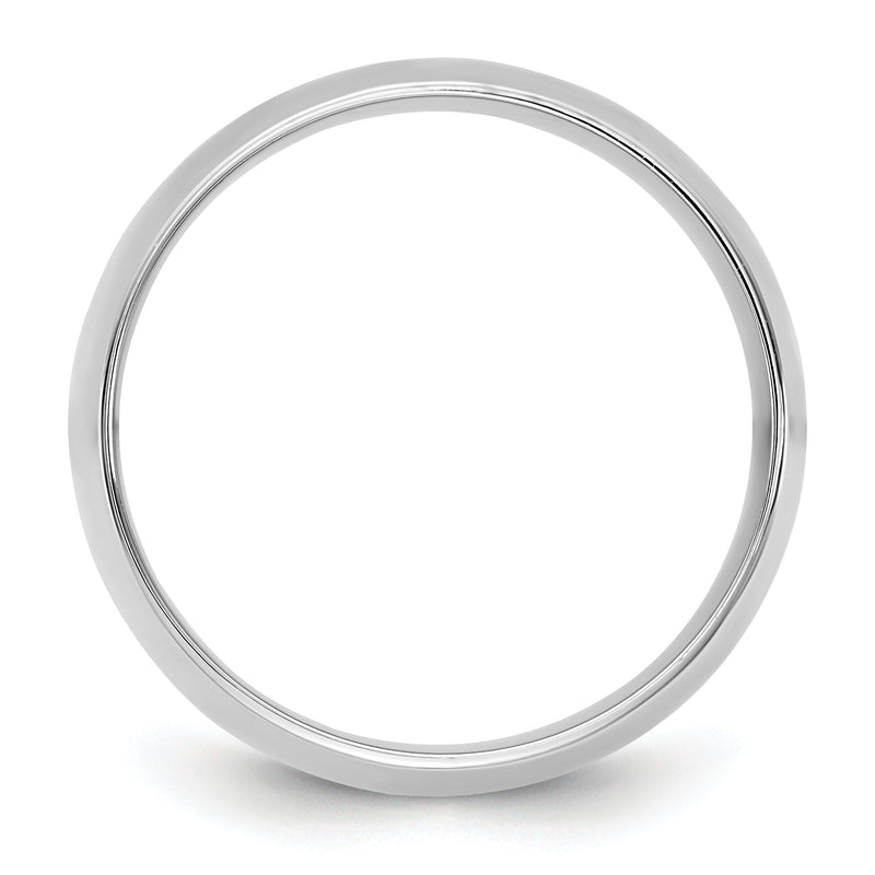 10K White Gold 10Kw 9mm Lightweight Comfort Fit Band Size 11