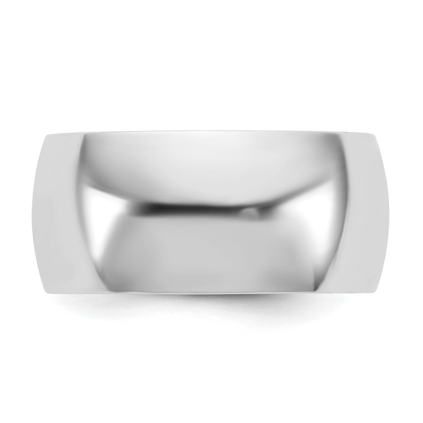 10K White Gold 10Kw 9mm Ltw Comfort Fit Band Size 5