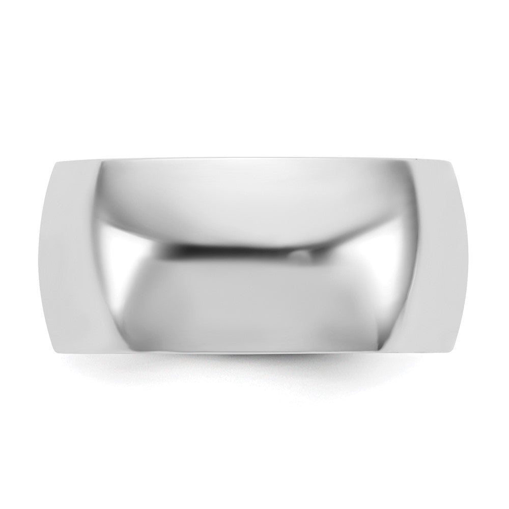 10K White Gold 10Kw 9mm Lightweight Comfort Fit Band Size 13