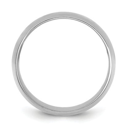 10K White Gold 10Kw 10mm Ltw Comfort Fit Band Size 9.5