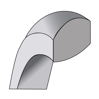 10K White Gold 10Kw 2.5mm Standard Comfort Fit Band Size 8.5