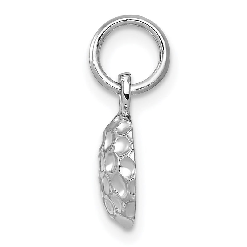 14K White Gold Golf Ball Charm