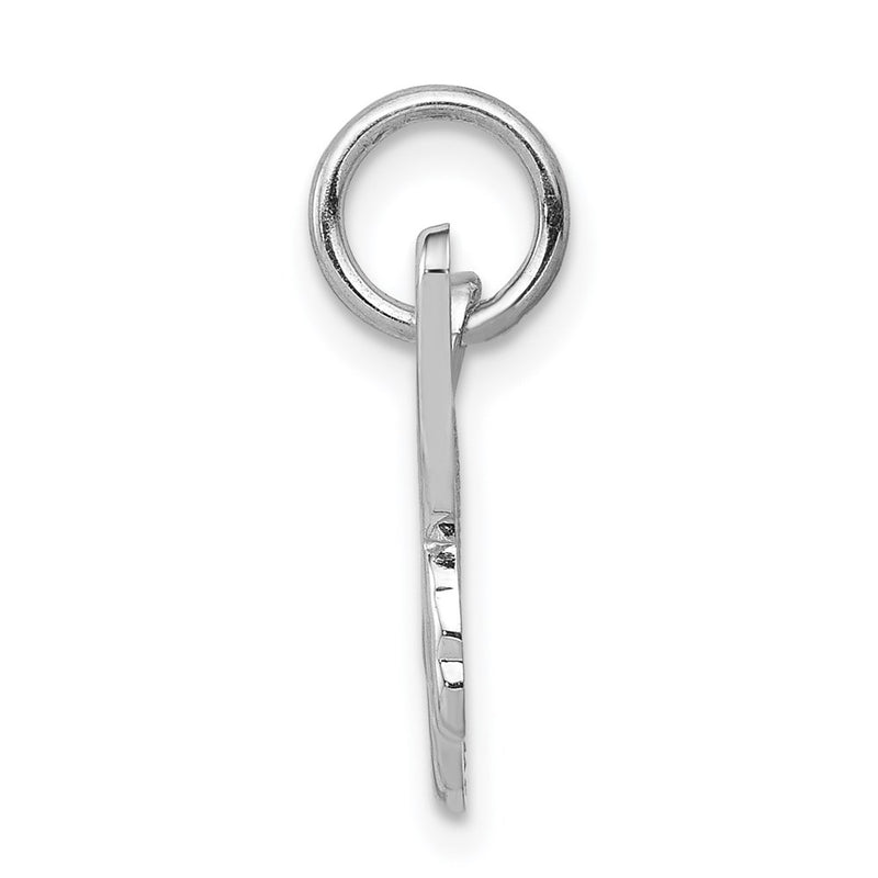 14K White Gold Butterfly Charm