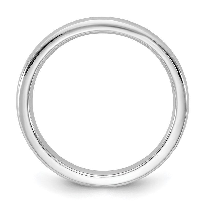 14K White Gold 2.5mm European Comfort Fit Band