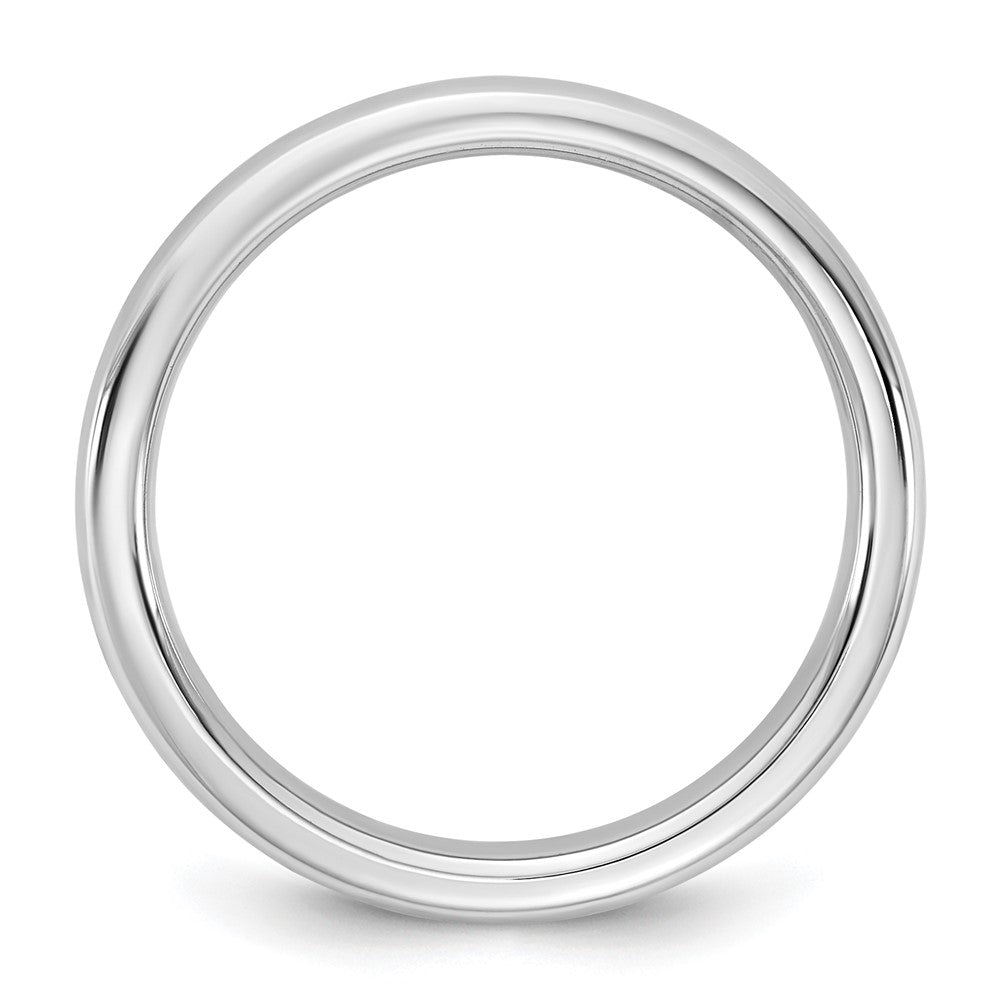 14K White Gold 3.5mm European Comfort Fit Band