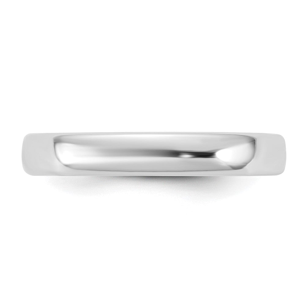 14K White Gold 3.5mm European Comfort Fit Band