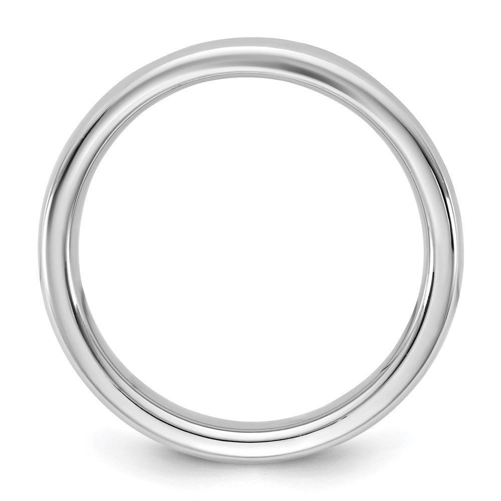 14K White Gold 4.5mm European Comfort Fit Band