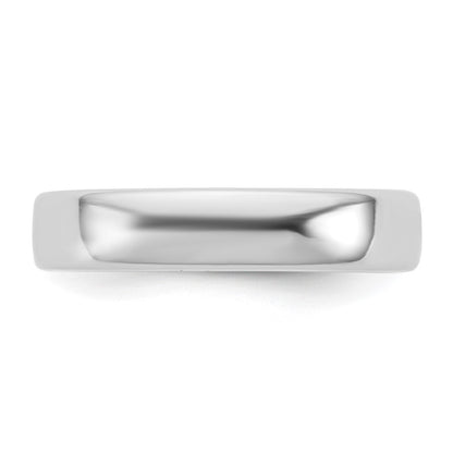 14K White Gold 4.5mm European Comfort Fit Band
