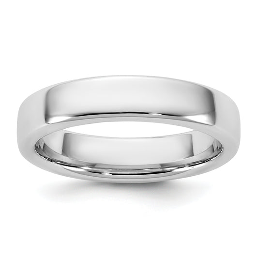 14K White Gold 4.5mm European Comfort Fit Band