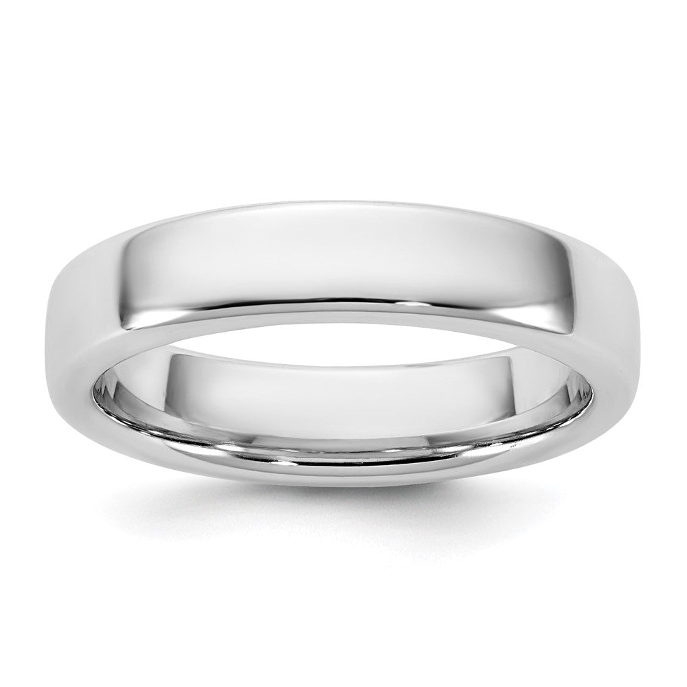 14K White Gold 4.5mm European Comfort Fit Band
