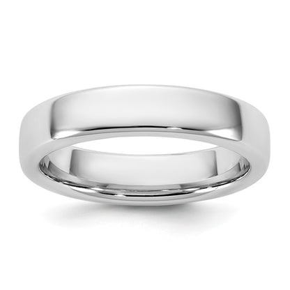 14K White Gold 4.5mm European Comfort Fit Band