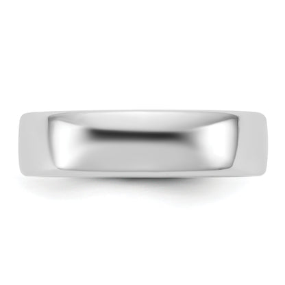 14K White Gold 5.5mm European Comfort Fit Band
