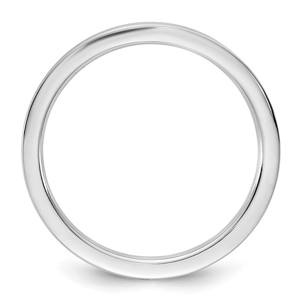 10K White Gold 10Kw 1.5mm Standard Flat Comfort Fit Band Size 8
