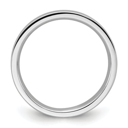 Solid 10K White Gold 3mm Standard Flat Comfort Fit Men's/Women's Wedding Band Ring Size 13