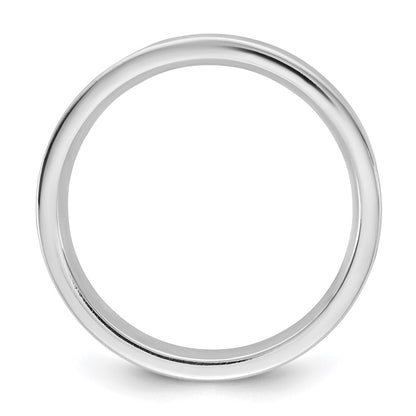 10K White Gold 10Kw 3.5mm Standard Flat Comfort Fit Band Size 8.5