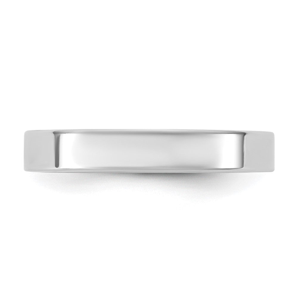 10K White Gold 10Kw 3.5mm Standard Flat Comfort Fit Band Size 6.5