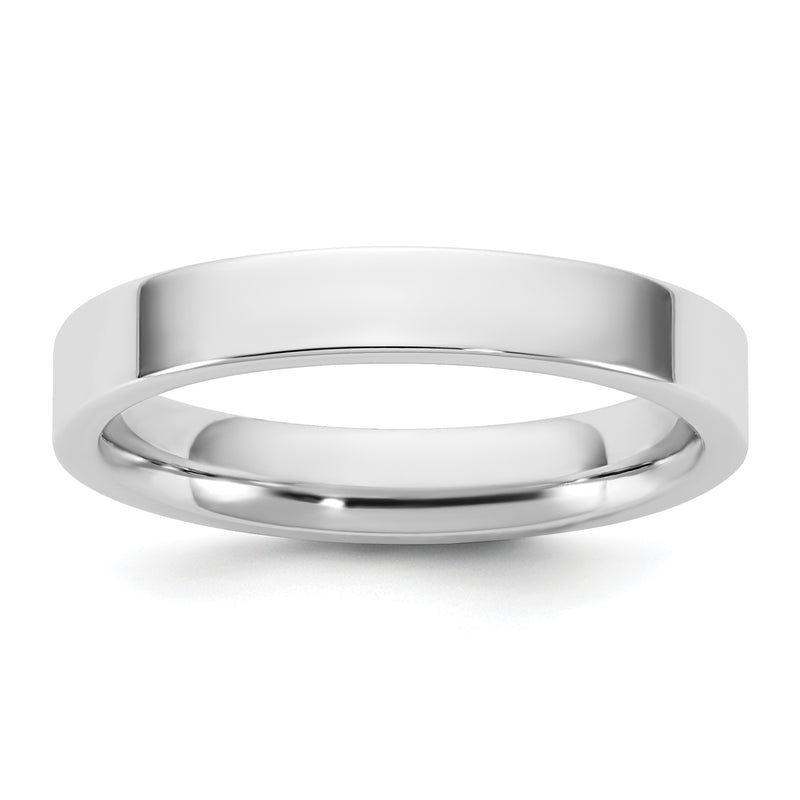 10K White Gold 10Kw 3.5mm Standard Flat Comfort Fit Band Size 12.5