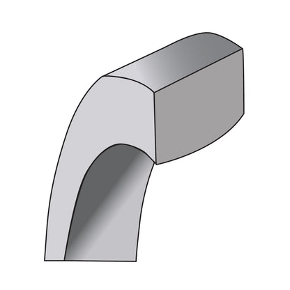 10K White Gold 10Kw 6.5mm Standard Flat Comfort Fit Band Size 5