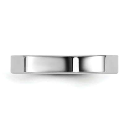 10K White Gold 10Kw 3.5mm Ltw Flat Band Size 10