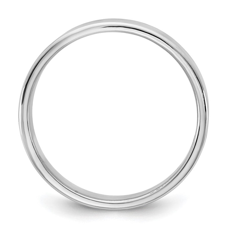 10K White Gold 10Kw 4.5mm Lightweight Flat Band Size 9