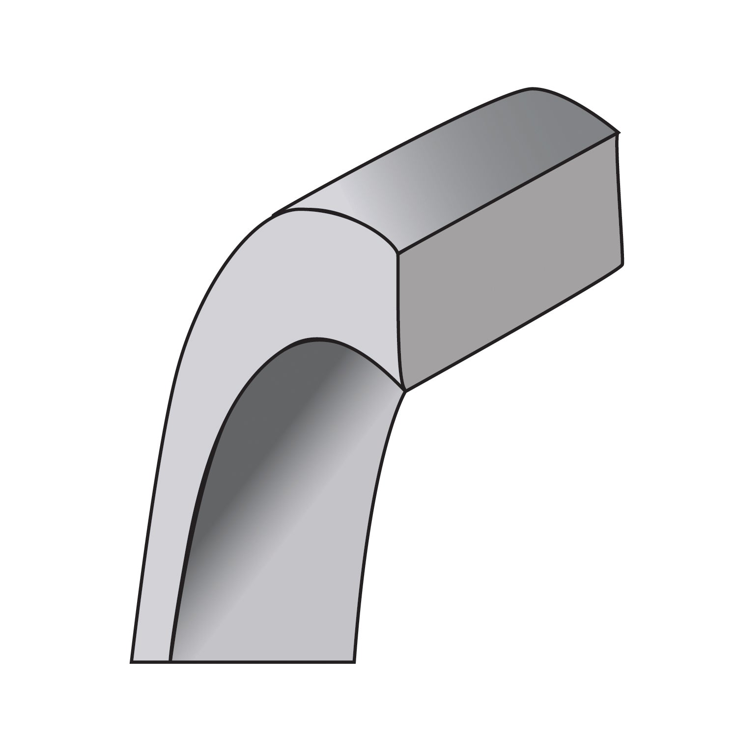 10K White Gold 10Kw 1mm Ltw Flat Band Size 9.5