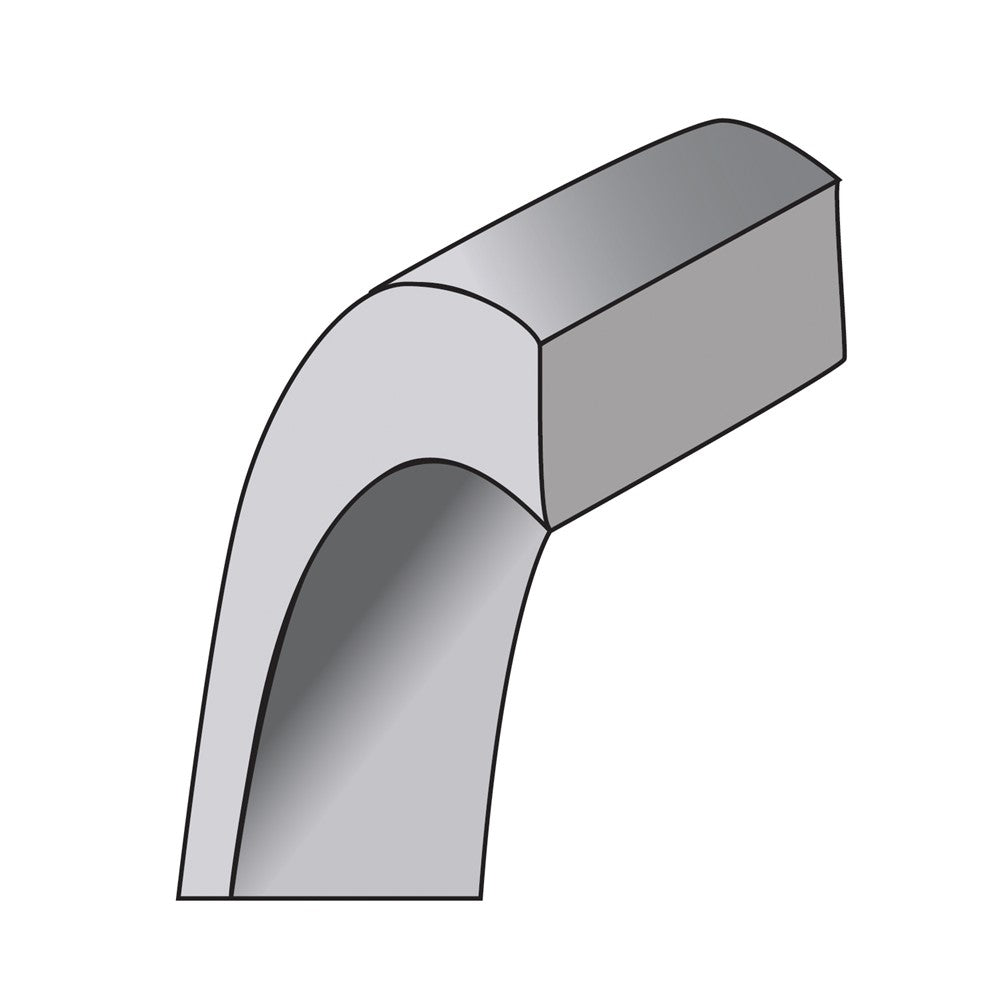 10K White Gold 10Kw 3.5mm Lightweight Flat Band Size 6
