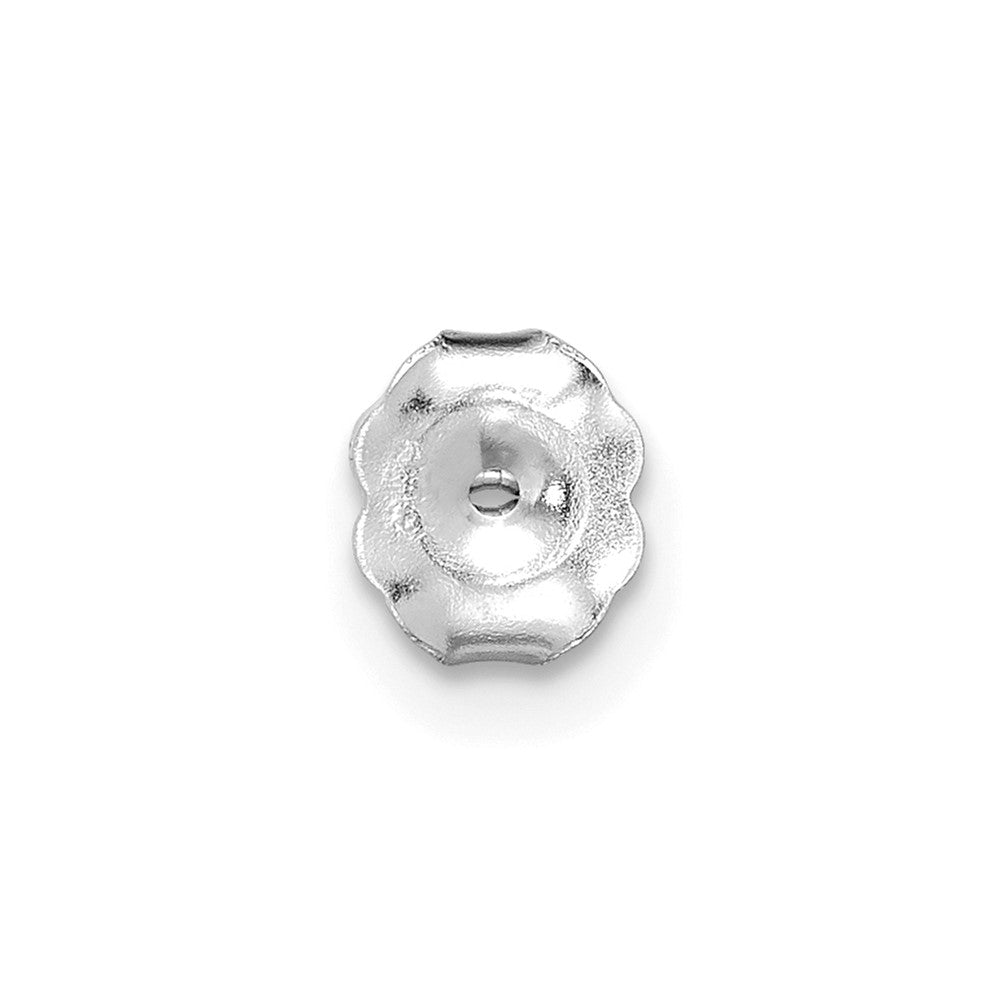 14K White Gold 1/5 Ctw Lab Grown Diamond Vs+ F+ Round 4 Prong Heavy Wt. Stud Earrings