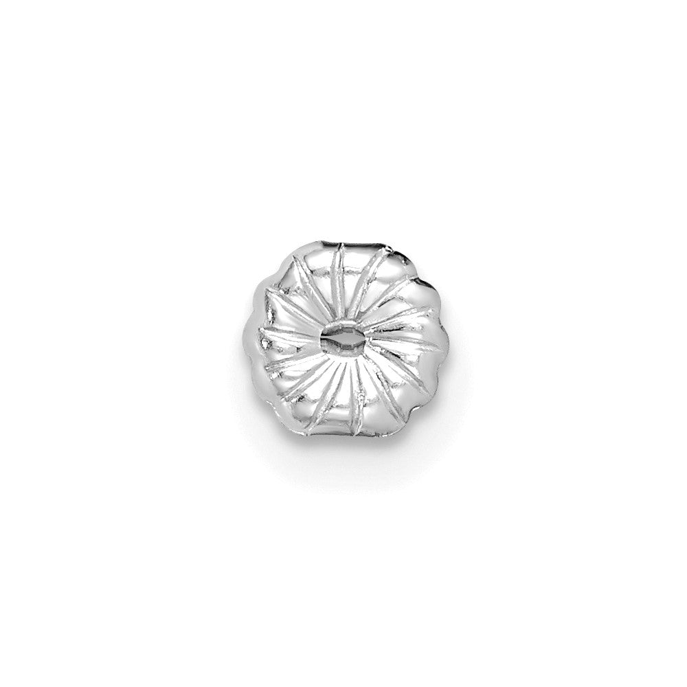 14K White Gold 3/4 Carat Lab Grown Diamond Vs+ F+ Complete Pear Three Prong Stud Earrings