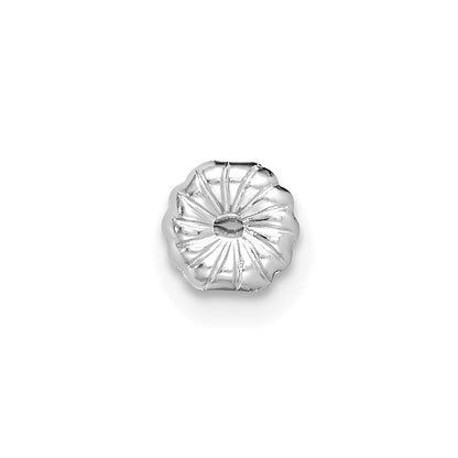 14K White Gold 3/4 Carat Lab Grown Diamond Vs+ F+ Complete Pear Three Prong Stud Earrings