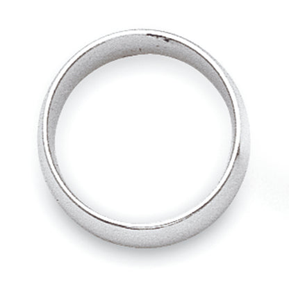 Solid 10K Yellow Gold White Gold 2mm Half-Round Men's/Women's Wedding Band Ring Size 7.5