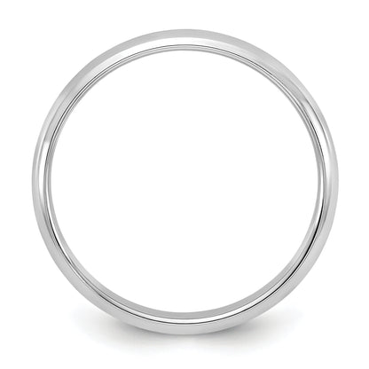 Solid 14K Yellow Gold White Gold 3mm Half-Round Men's/Women's Wedding Band Ring Size 10