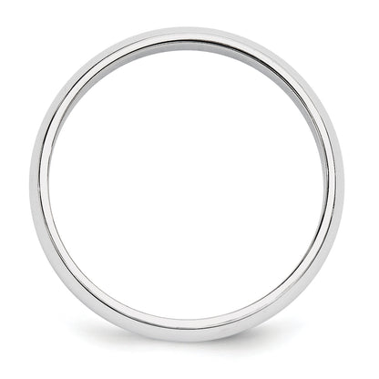 Solid 10K Yellow Gold White Gold 5mm Half-Round Men's/Women's Wedding Band Ring Size 10
