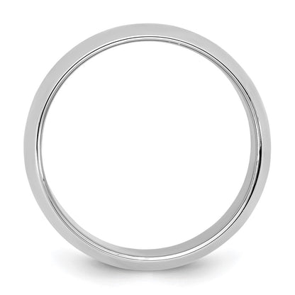 10K White Gold 10Kw 9mm Half Round Band Size 10