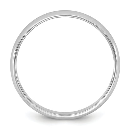 10K White Gold 10Kw 3.5mm Ltw Half Round Band Size 11