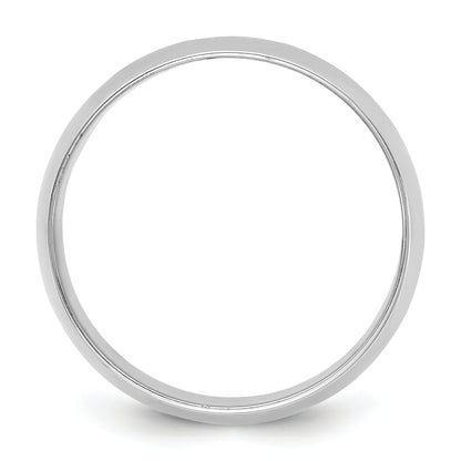 10K White Gold 10Kw 10mm Ltw Half Round Band Size 12