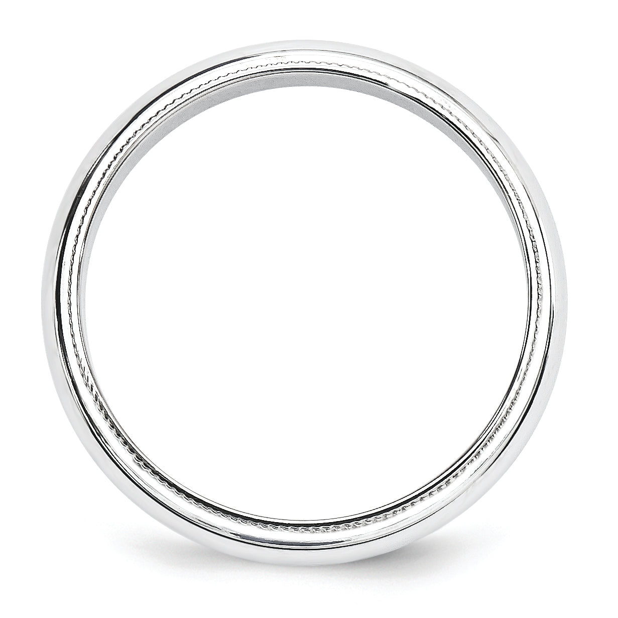 Solid 14K Yellow Gold White Gold 5mm Milgrain Men's/Women's Wedding Band Ring Size 10
