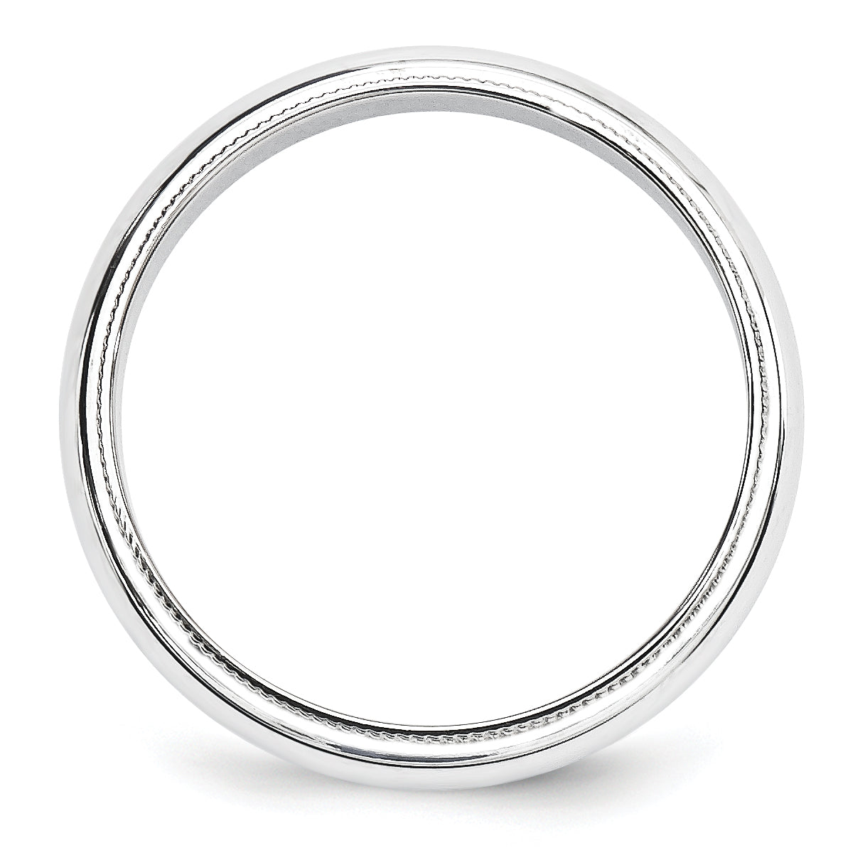 Solid 14K Yellow Gold White Gold 5mm Milgrain Men's/Women's Wedding Band Ring Size 10