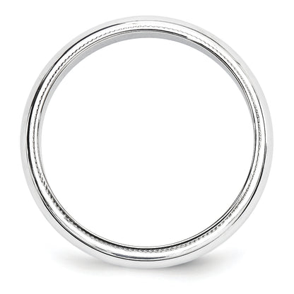 Solid 14K Yellow Gold White Gold 5mm Milgrain Men's/Women's Wedding Band Ring Size 10