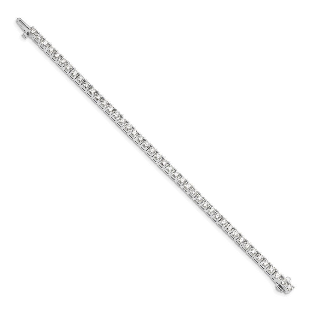 14k White Gold 14kw Lab Grown Diamond VS/SI FGH tennis bracelet