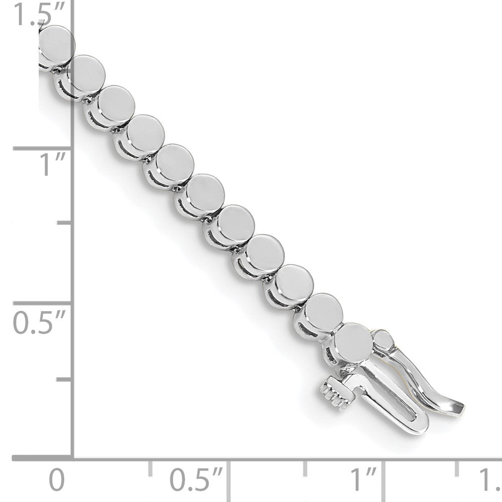 14K White Gold Holds 52 Stones Up To 2.25mm Round Add A Diamond 7 Inch Bracelet