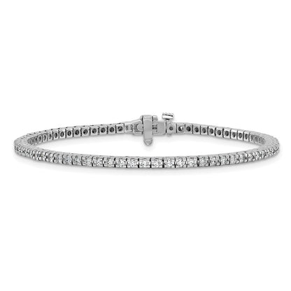 14K White Gold True Origin 1 1/4 Carat Lab Grown Diamond Vs D E F Tennis Bracelet