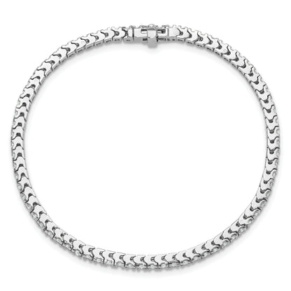 14K White Gold True Origin 1 1/4 Carat Lab Grown Diamond Vs D E F Tennis Bracelet