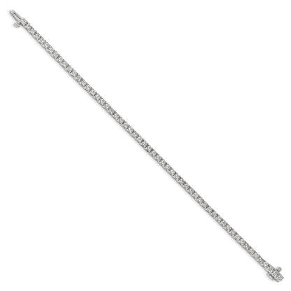 14K White Gold True Origin 2 1/5 Carat Lab Grown Diamond Vs D E F Tennis Bracelet