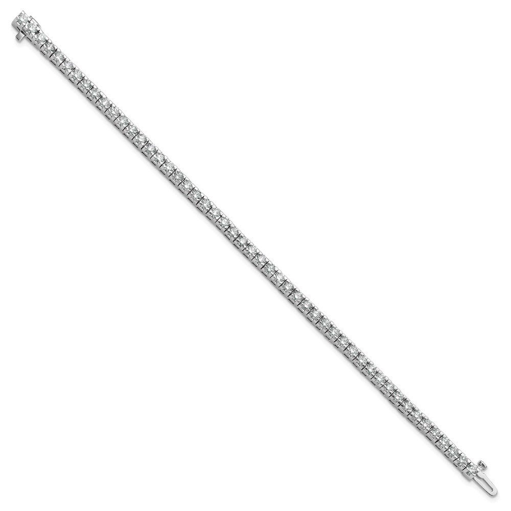 14K White Gold Lab Grown Vs+, F+ Diamond Tennis Bracelet