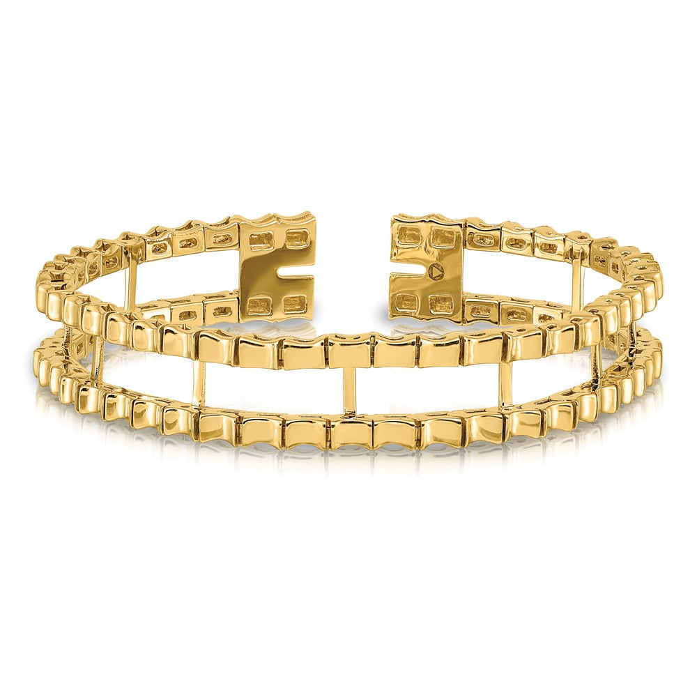 14K Yellow Gold Tennis Jacket Blank