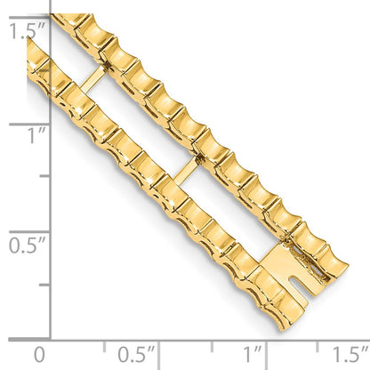14K Yellow Gold Tennis Jacket Blank