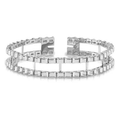 14K White Gold Tennis Jacket Blank