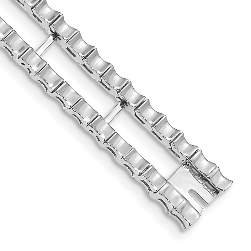 14K White Gold Tennis Jacket Blank